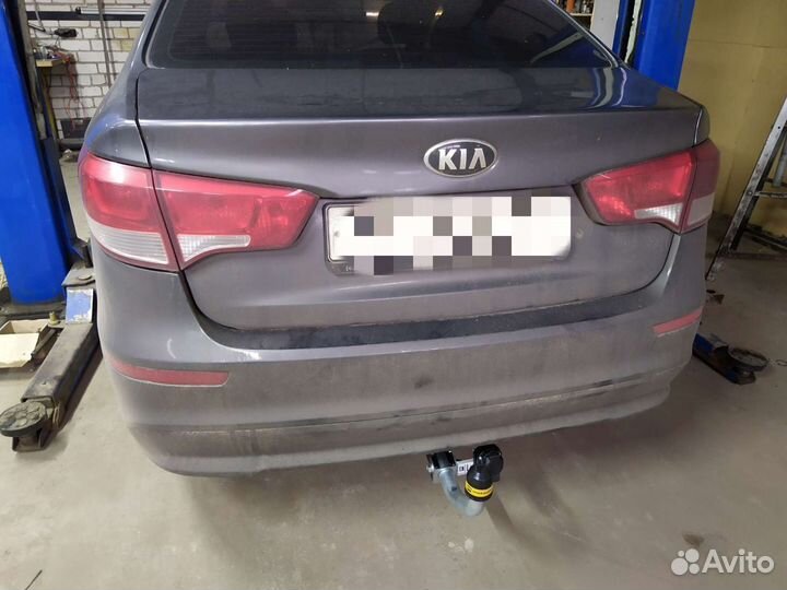 Фаркоп на Kia Rio 2011-2017 с оцинкованным шаром