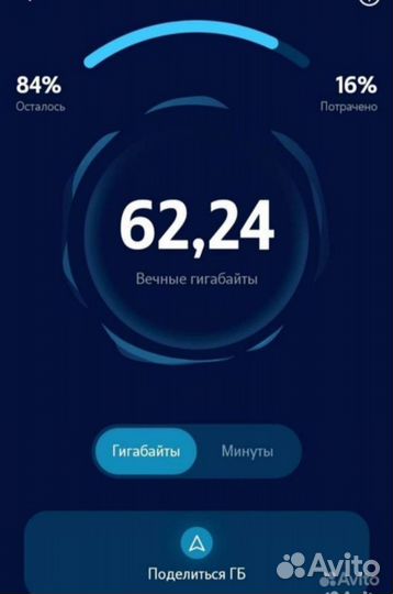 10-30 Гб интернета Теле2