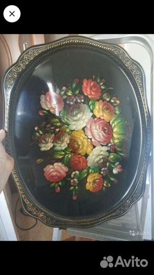 Большой поднос Жостово