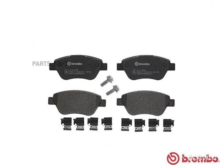 Brembo P23099 Колодки тормозные, комплект передний