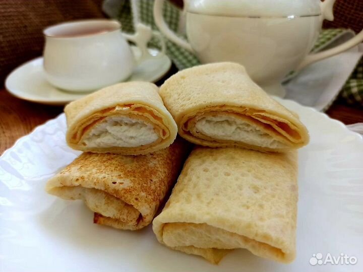 Пельмени, вареники, блины домашние с начинкой из ф