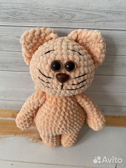 Мягкая игрушка ручной работы Амигуруми. Котик