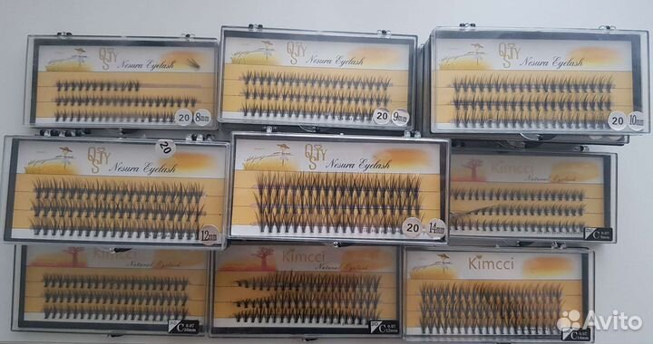 Накладные ресницы пучки