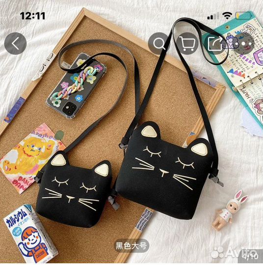 Сумка-кошечка для девочки