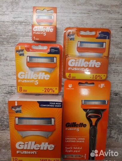 Кассеты gillette mach3