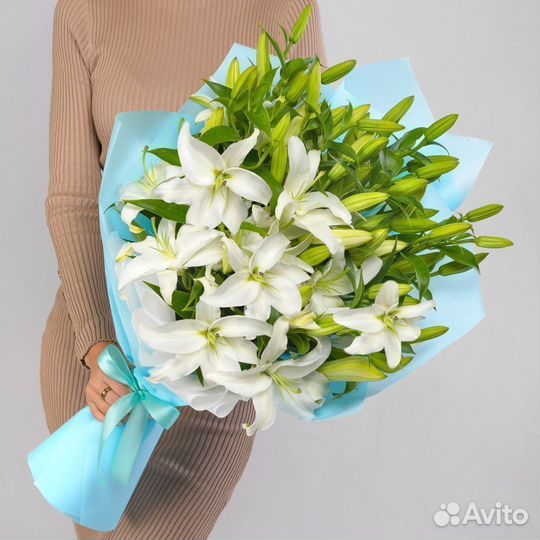 Букет лилий с беспл. доставкой