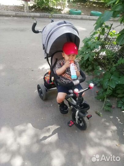 Велосипед с родительской ручкой