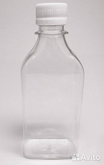 Флакон 250 мл прямоугольный (прозрачный)