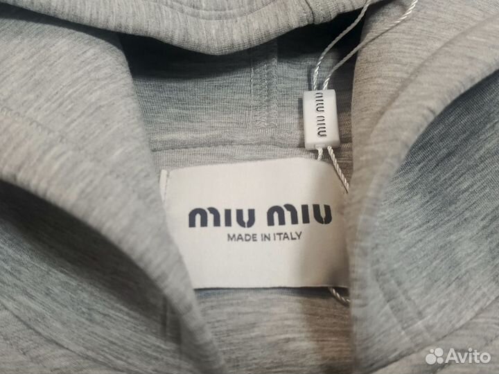 Зип худи MIU MIU