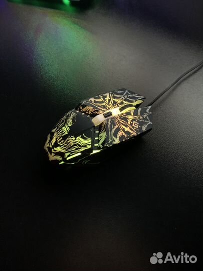 Игровой набор Клавиатура+Мышь+Коврик 3в1 для пк