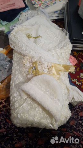 Детское одеяло на выписку