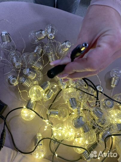 Гирлянда светодиодная ретро