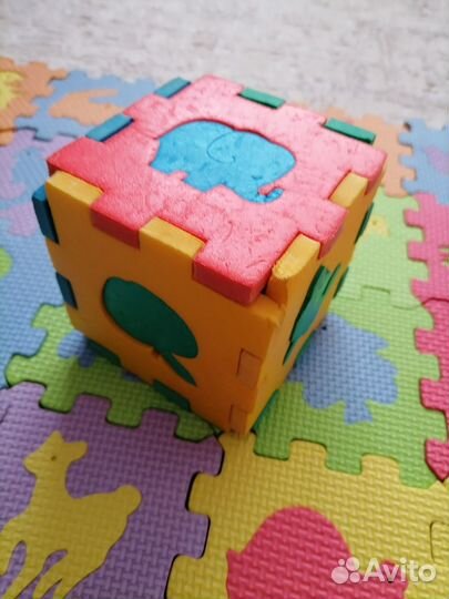 Мягкие пазлы-животные