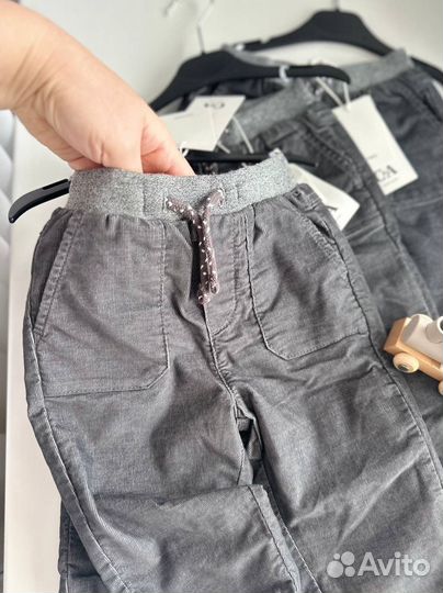 Брюки на хлопковом подкладе 86 92 98 104