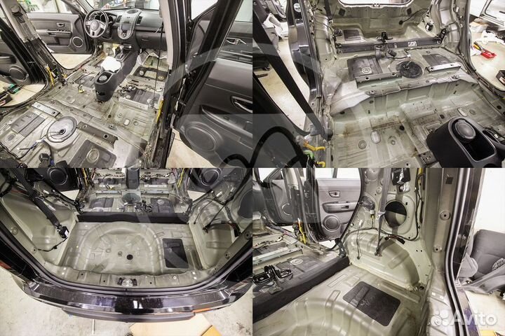 Шумоизоляция Автомобиля Комплексная KIA soul