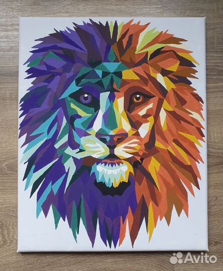 Картина акрилом на холсте