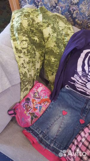 Пакет вещей на девочку 8-9 лет
