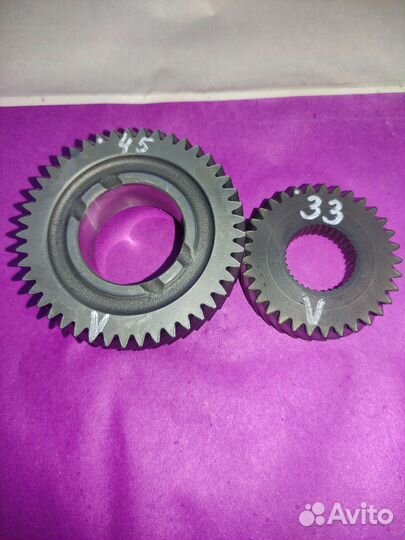 Шестерни 35/52, 37/50 МКПП фф поло, шкода октавиа