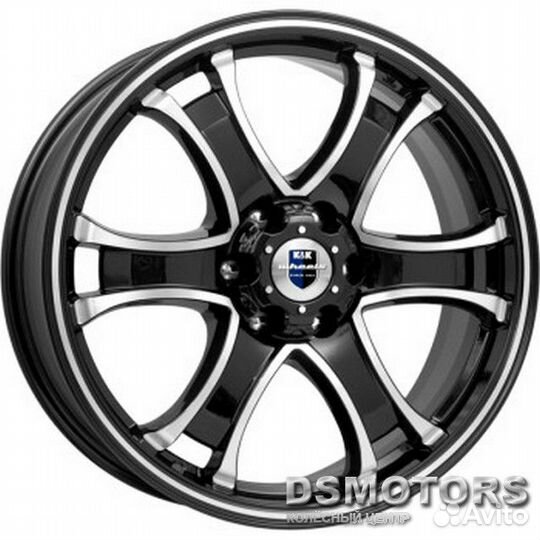 Диски Балеар 7.5/18 6x139.7 ET25 d106.1 алмаз чёрн