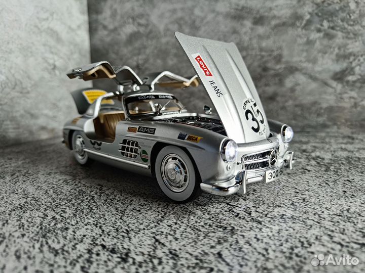 Машинка Металлическая Mercedes-Benz 300SL 1954 AMG