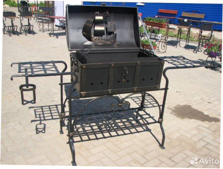 Мангал кованый
