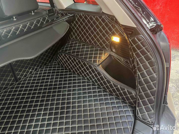 3D коврики в багажник Opel Antara 2016