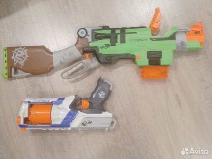 Бластер nerf slingfire и strongarm