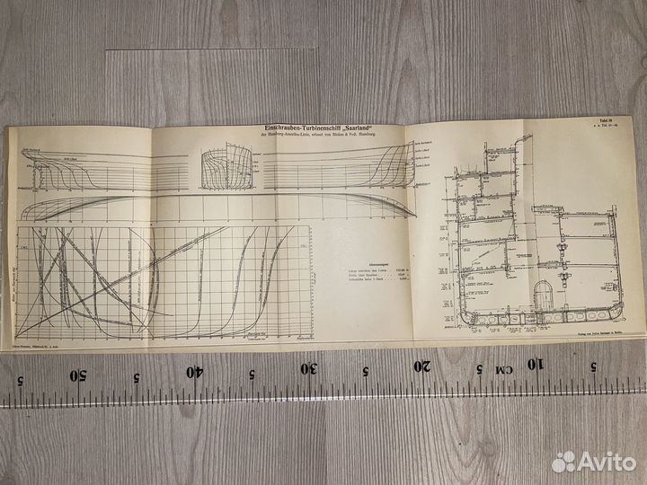 Корабли, судостроение - старинные чертежи