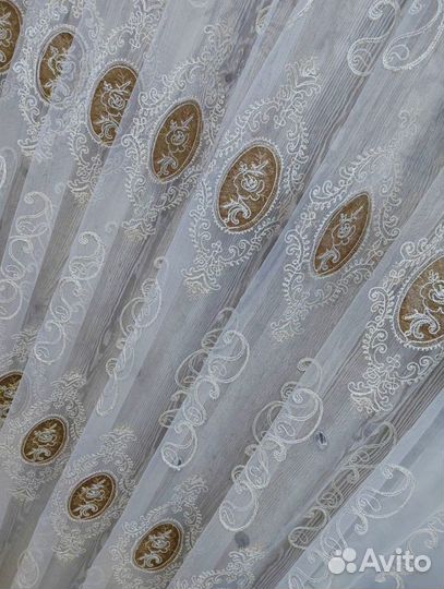 Тюль новый на отрез, пошив по размерам