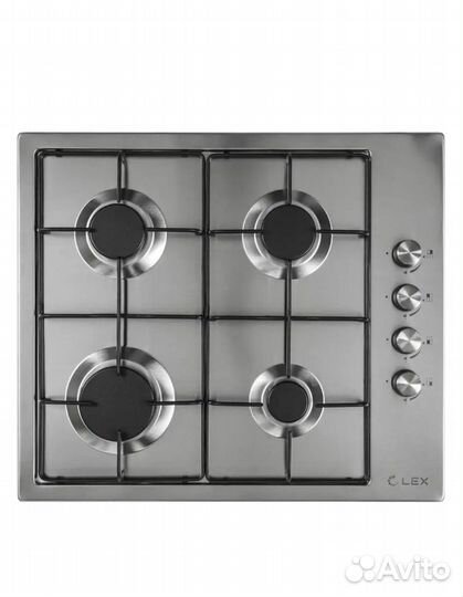 Газовая варочная панель Lex GVS 644-1 IX новая