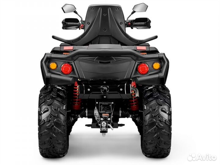 Квадроцикл Odes ATV650 двухместный черный