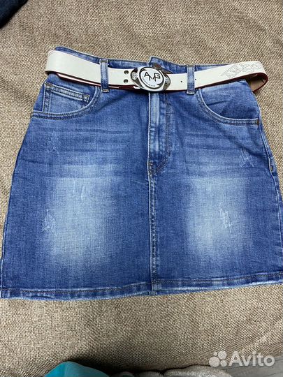 Юбка джинсовая