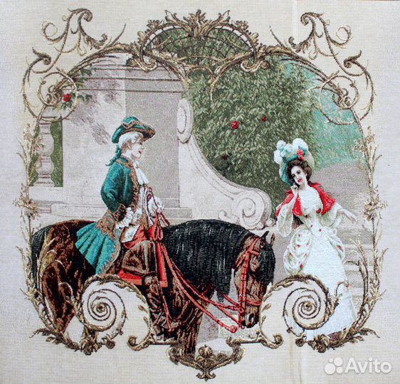 Гобелены с дамами, кавалерами, галантными сценами