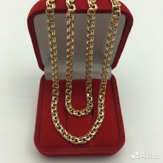 Г25 Цепь бисмарк,золото 585 (95685)