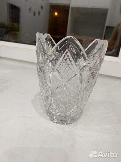Ваза хрусталь фарфор стекло стаканы рюмки салатник