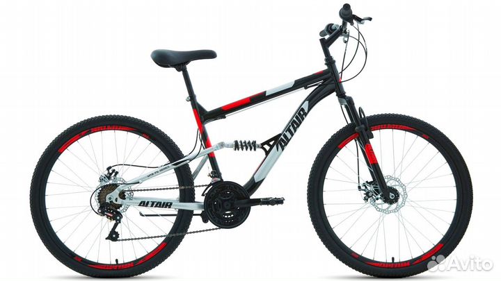 Велосипед горный двухподвес Altair MTB FS 2.0 d-26