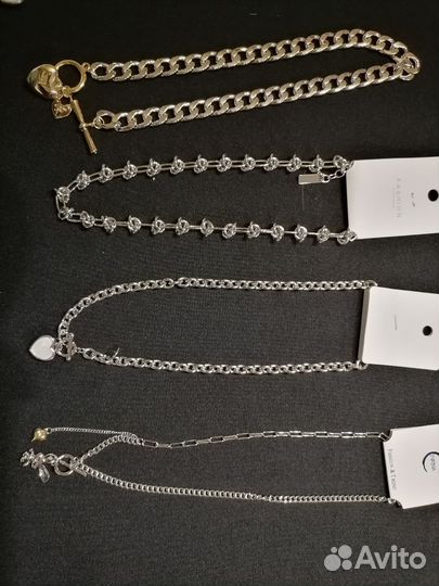 Серьги, браслеты, цепочки