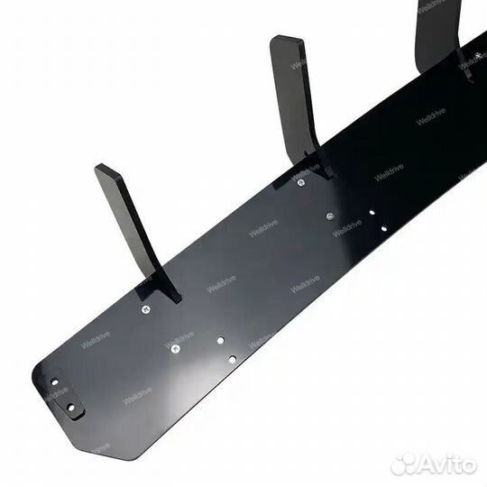 Диффузор BMW 1 F20 рестайлинг M-Performance черный