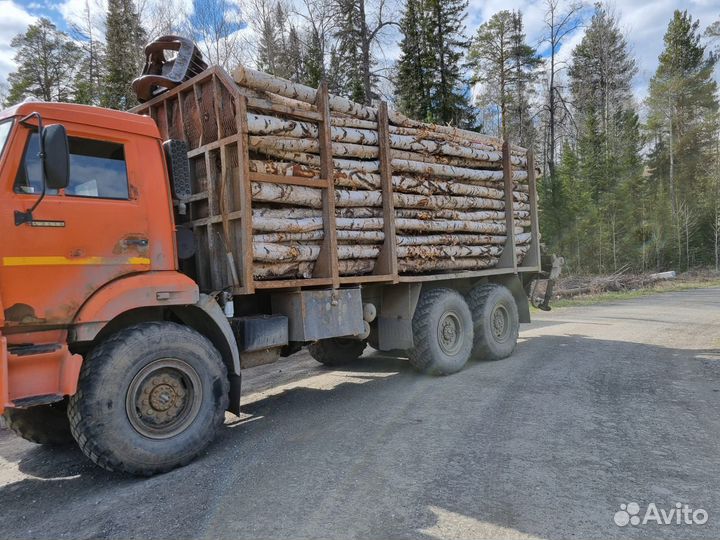 Дрова лесовозом березовые, смешанные