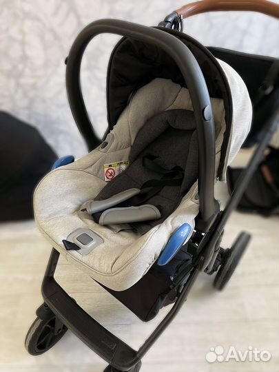 Коляска Roan Bass Next 3 в 1 Black