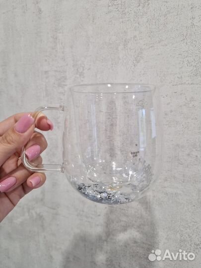 Чашка прозрачная