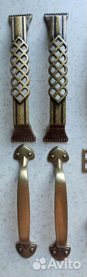 Ручки мебельные,состаренная бронза, остатки