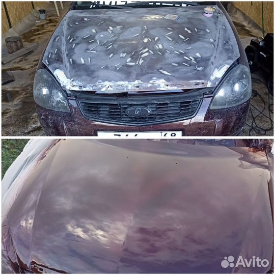 Бюджетная покраска авто, переварка, пескоструй