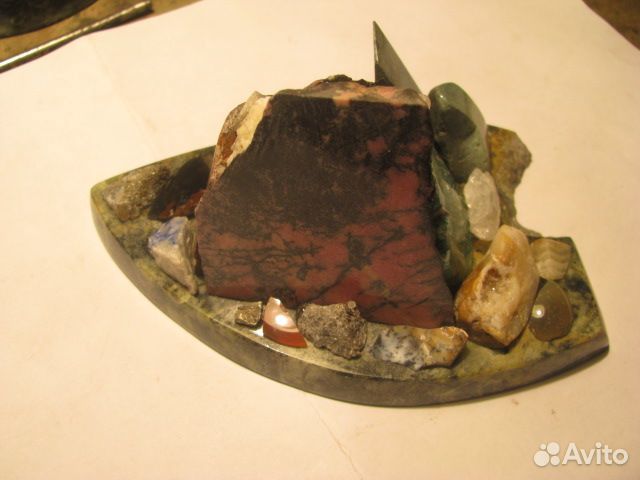 Горка из натурального камня