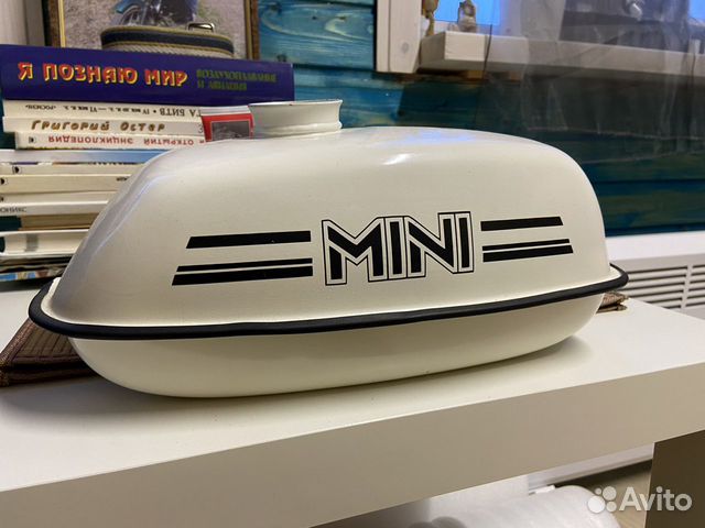 Мини мокик Рига. Наклейки на бак