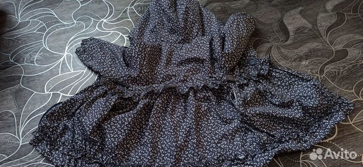 Плащ (ветровка) на флисе на 4-5 (6) лет