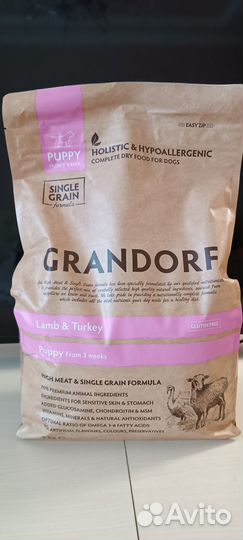 Сухой корм для собак мелких пород Grandorf Puppy