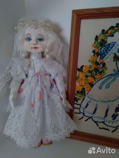 Текстильная интерьерная кукла