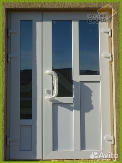 Дверь входная пластиковая и алюминиевые