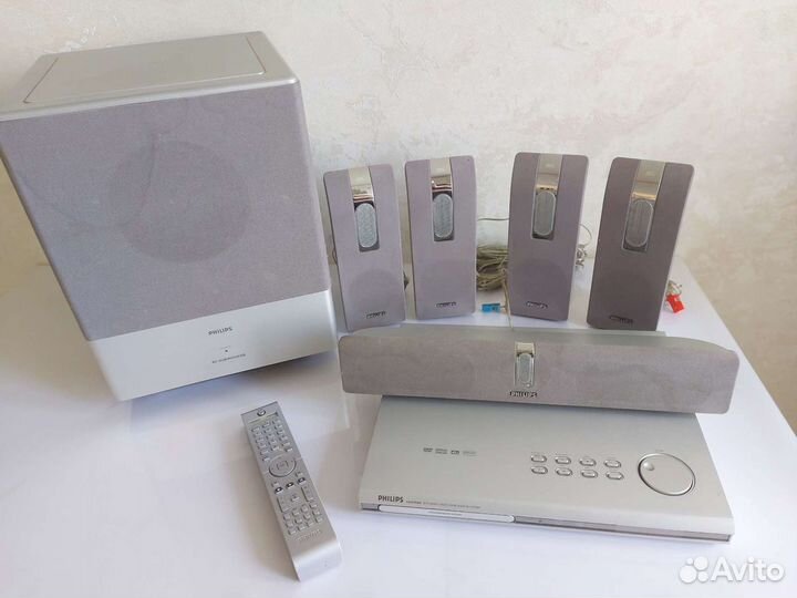 Акустические колонки philips (домашний кинотеатр)